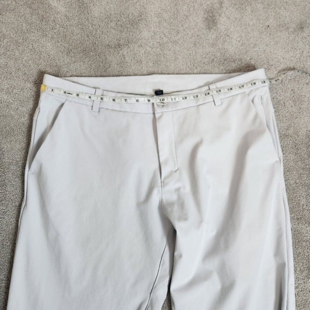 Lululemon Commission Pants Classic Light Grey 38" Waist *Warpstreme 34" Length - Picture 8 of 15